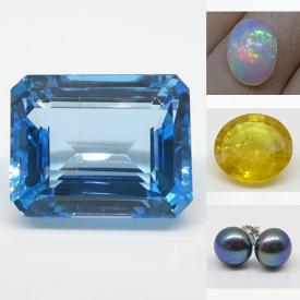 MaxSold Auction: This online auction features pearl earrings, sterling silver pendant, round sapphire, oval peridot, opal, topaz, tourmaline and much more!